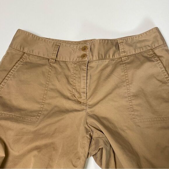 Talbots Signature Tan Chino Capri Jogger Pants Women's Size 4 - Picture 9 of 15